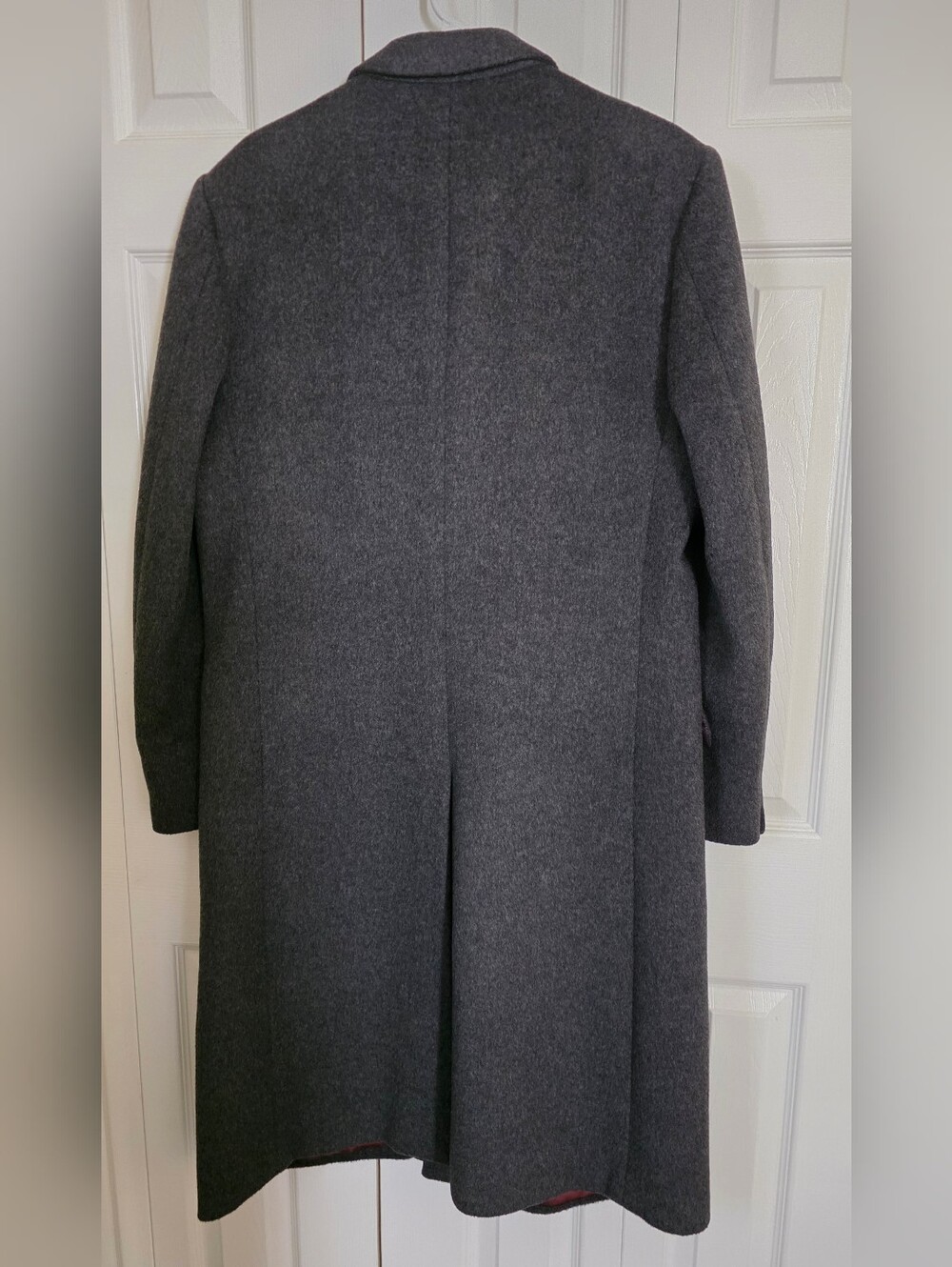 Men's Charcoal Wool Pea Coat - Unbranded - Picture 4 of 10